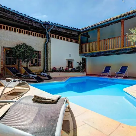 Sleeps 6 Pool Wifi Villa Gaillac